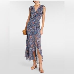 Veronica Beard Blue Floral Dress